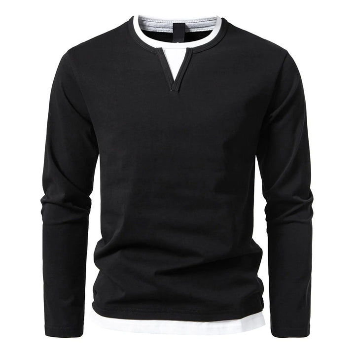 Maurice | Men's Long Sleeve Henley Shirt