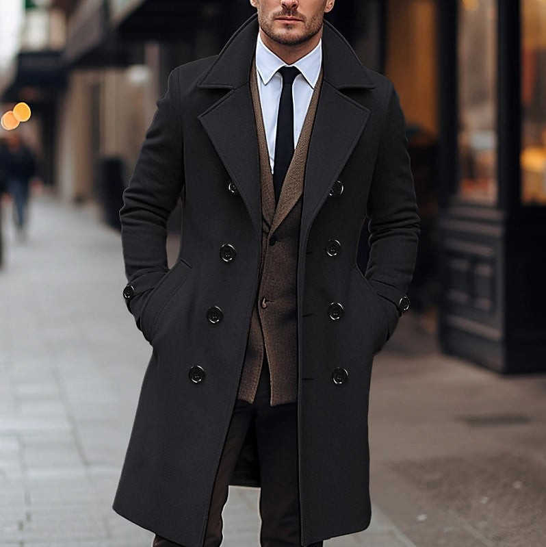 Harold | Men's Double-Breasted Tailored Overcoat