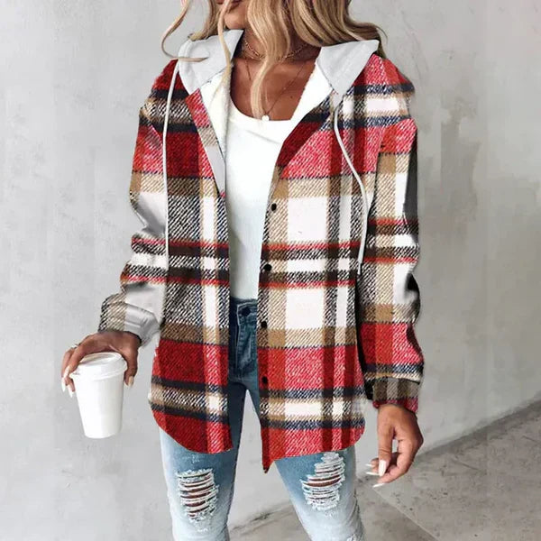 Joanna | Women's Relaxed Fit Checkered Jacket