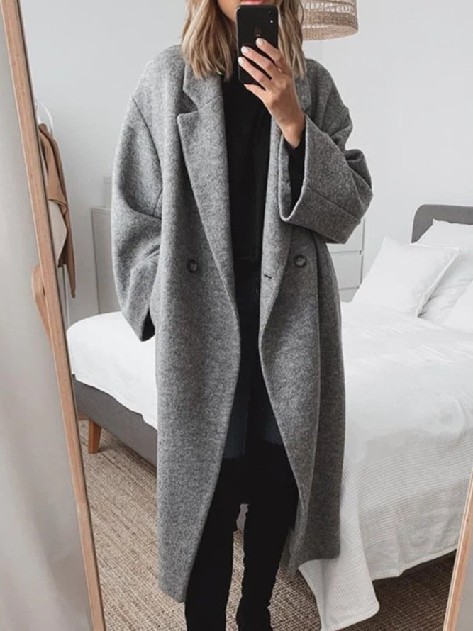 Pamela | Women's Long Relaxed Fit Coat
