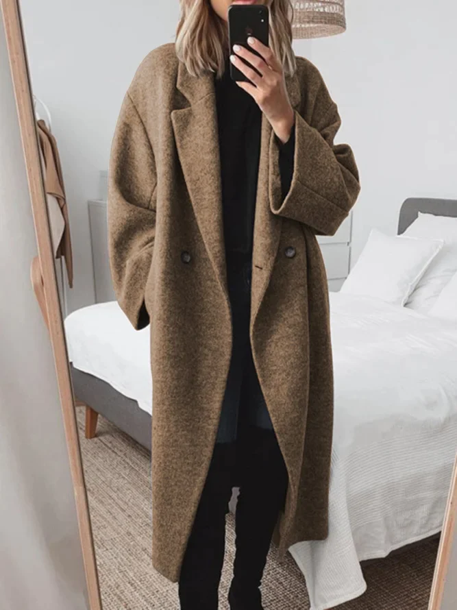 Pamela | Women's Long Relaxed Fit Coat
