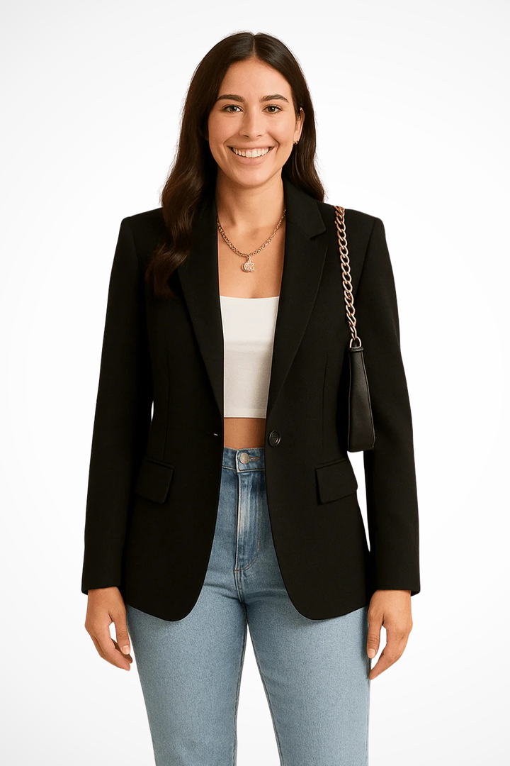 Women's Tailored Blazer Single Button Smart Fit