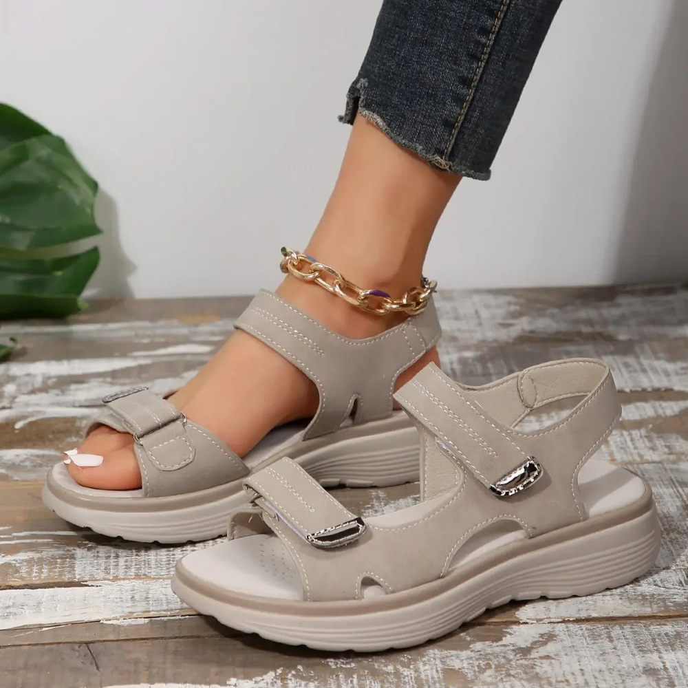 Women's Orthopedic Sandals Adjustable Straps Open Toe