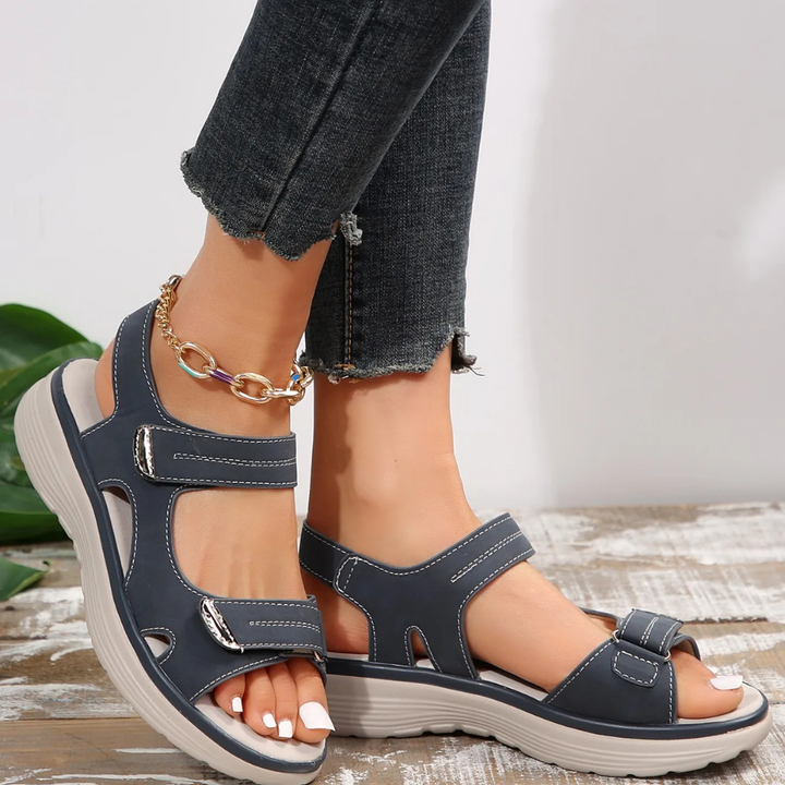 Women's Orthopedic Sandals Adjustable Straps Open Toe