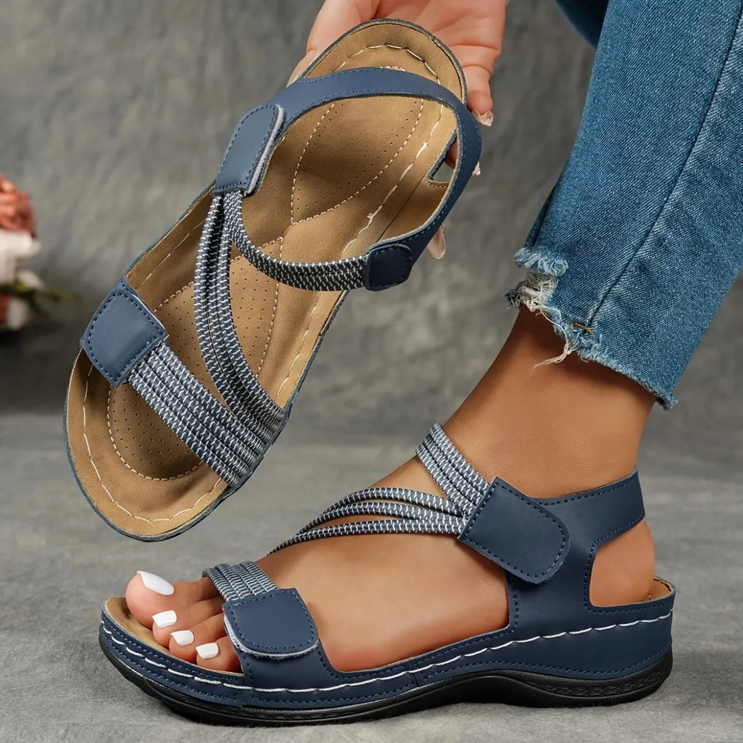 Women's Casual Sandals Cushioned Sole Adjustable Straps