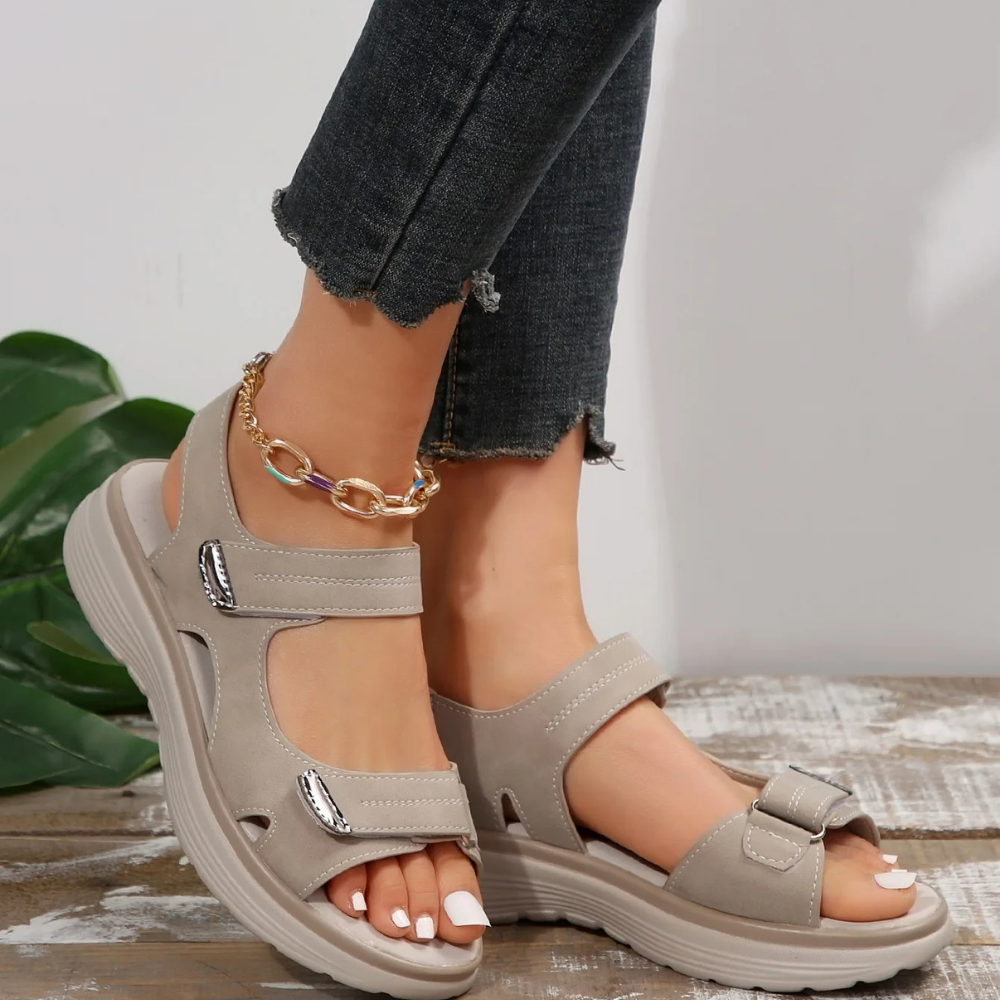 Women's Orthopedic Sandals Adjustable Straps Open Toe