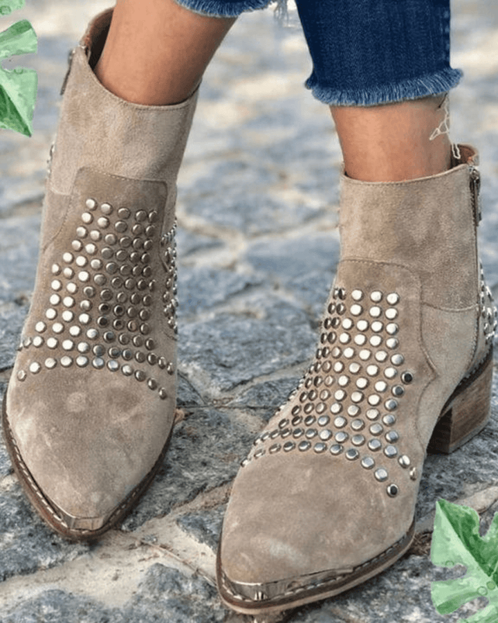 Women's Studded Ankle Boots