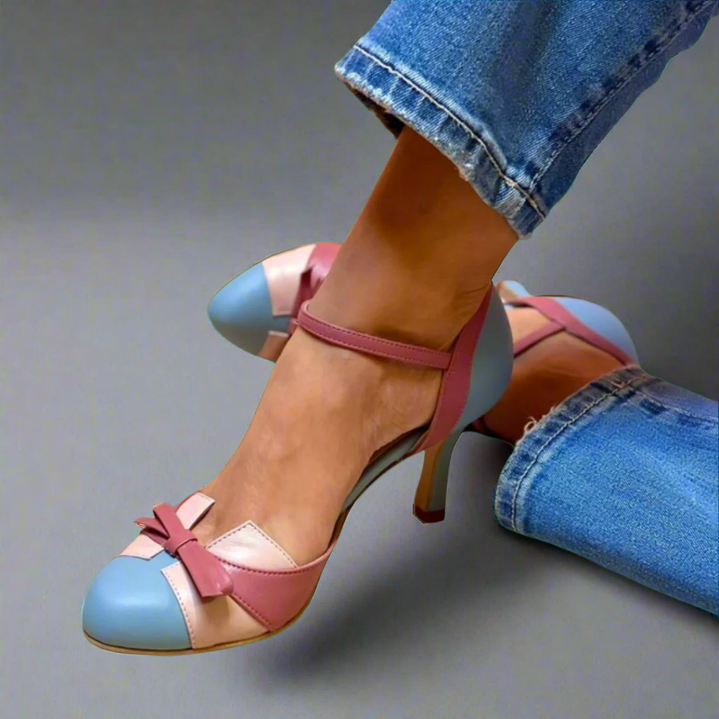Women's Orthopedic Heels Ankle Strap Arch Support