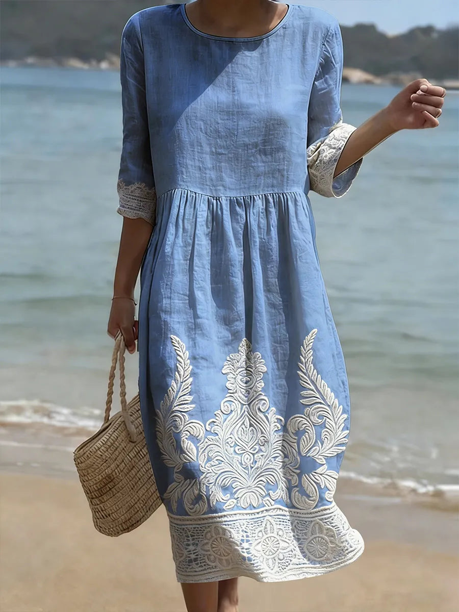 Women's Floral Midi Dress