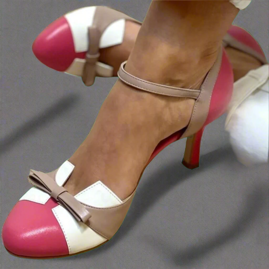 Women's Orthopedic Heels Ankle Strap Arch Support