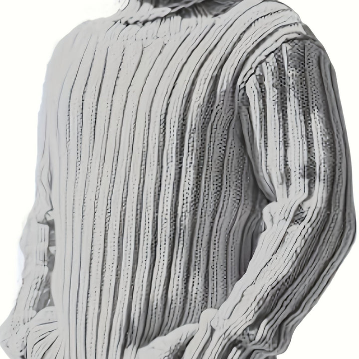 Dexter | Men's Ribbed High Neck Knit Jumper
