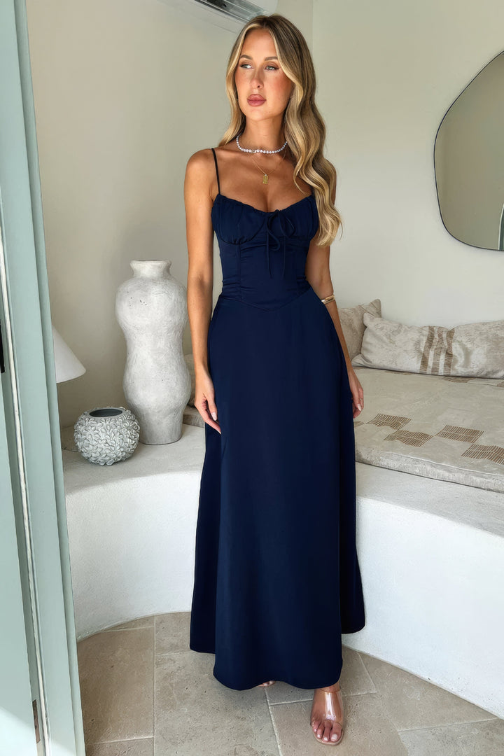 Women's Elegant Flowing Maxi Dress