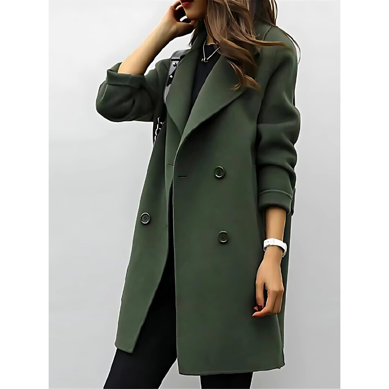 Nadia | Women's Double-Breasted Tailored Coat