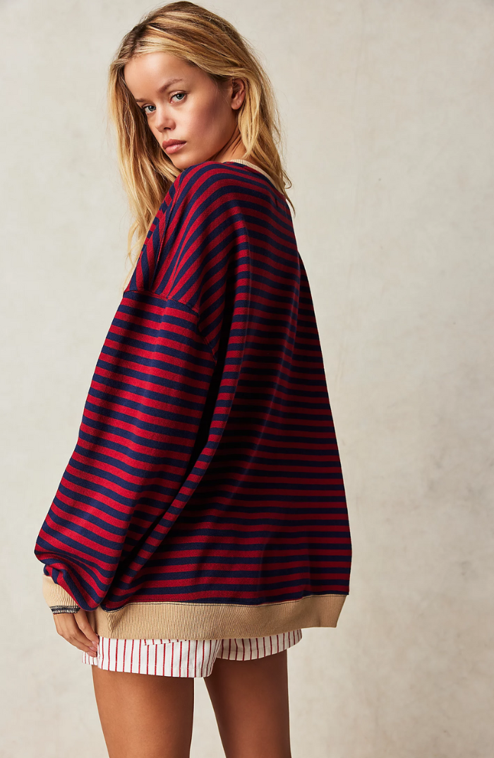 Cora | Women's Relaxed Fit Striped Jumper