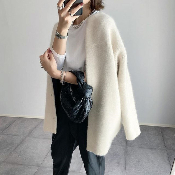 Sylvia | Women's Lightweight Wool Knit Cardigan