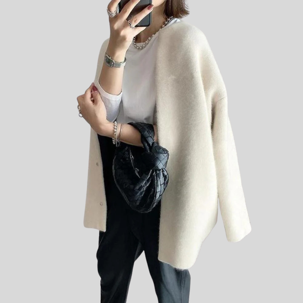 Yvette | Women's Oversized Button-Up Cardigan