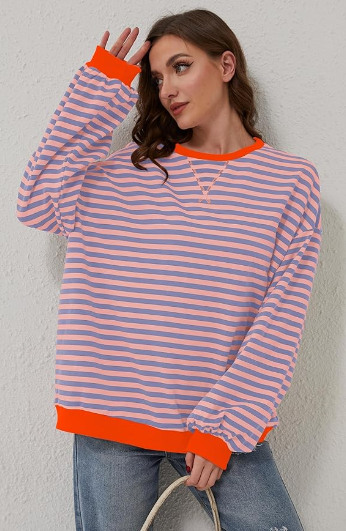 Cora | Women's Relaxed Fit Striped Jumper