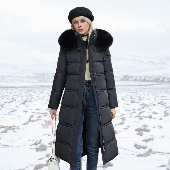 Vivienne | Women's Faux Fur Collar Winter Jacket