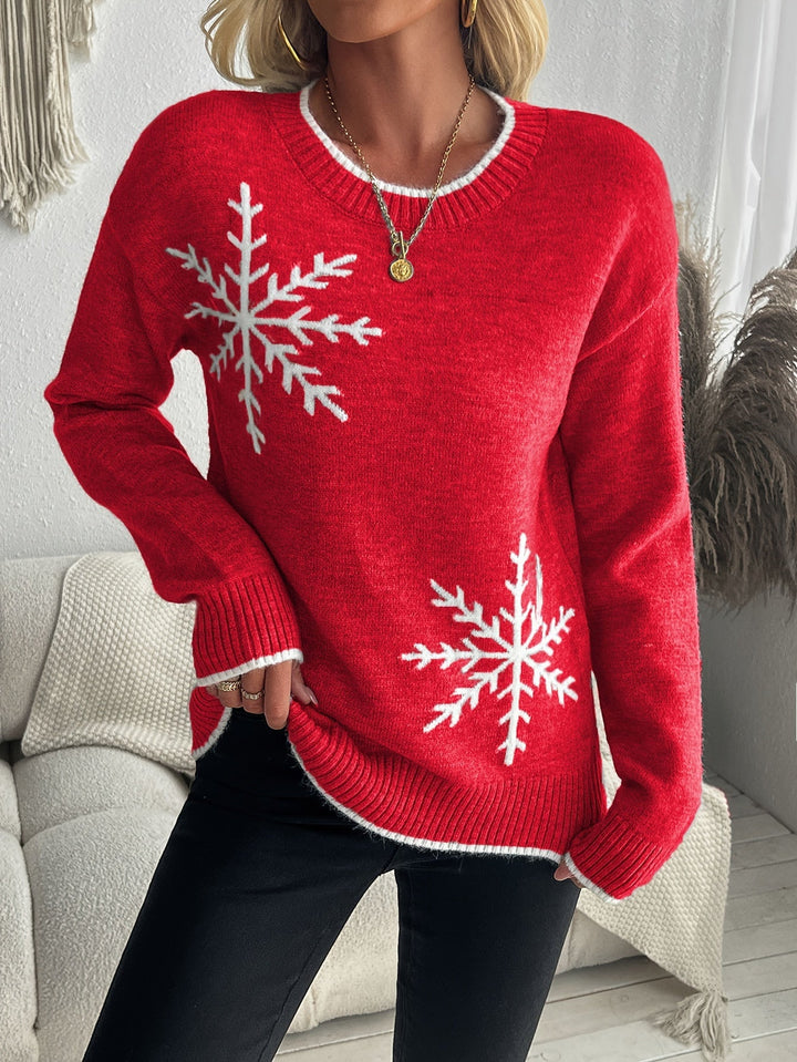 Trudy | Women's Snowflake Knit Jumper