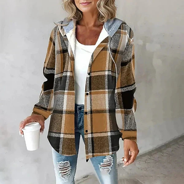 Joanna | Women's Relaxed Fit Checkered Jacket