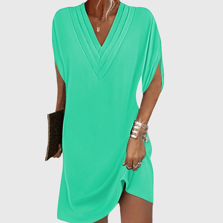 Women's V-Neck Flowy Dress