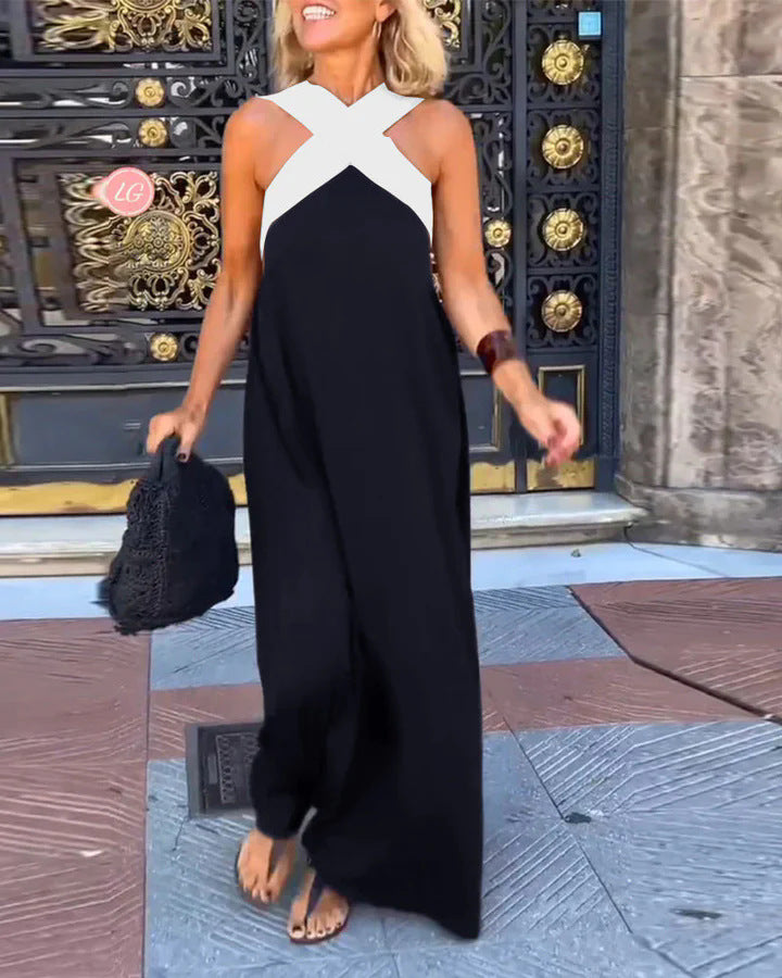 Women's Crossover Maxi Dress