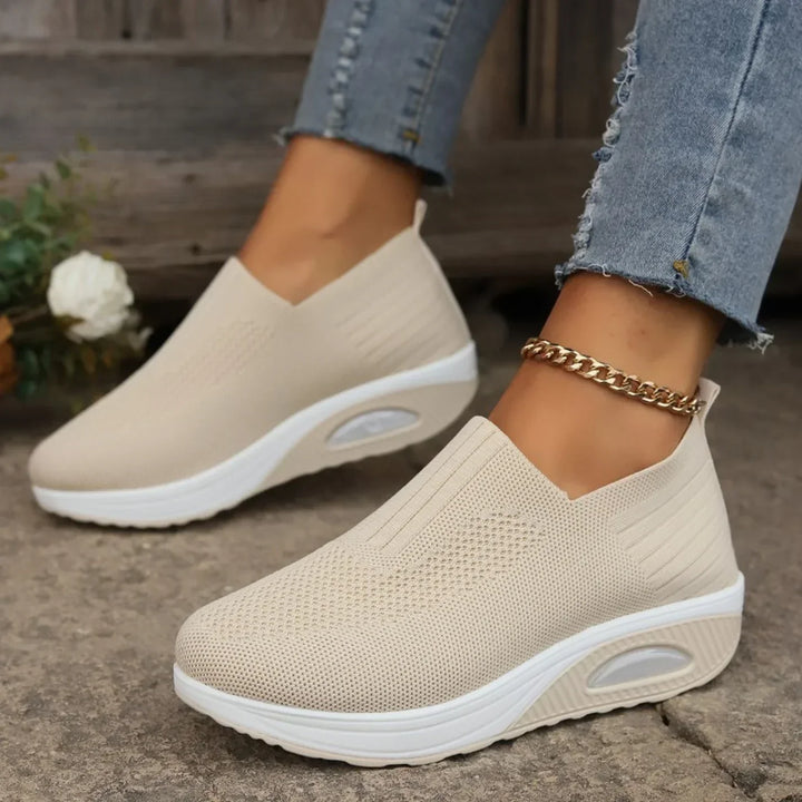 Women's Orthopedic Slip On Sneakers Cushioned Sole