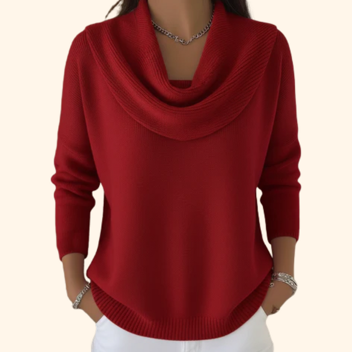 Adele | Women's Relaxed Fit Cowl Neck Jumper