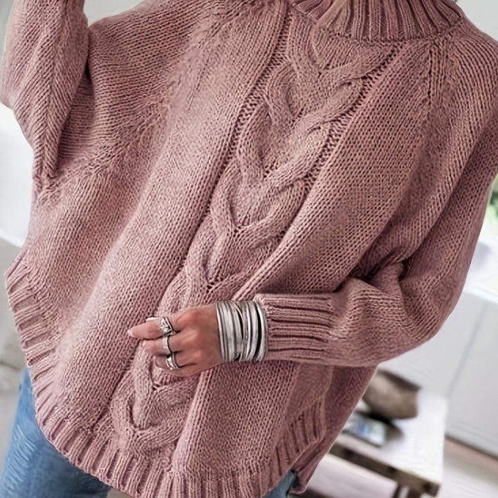 Rhea | Women's Relaxed Fit Cable Knit Jumper
