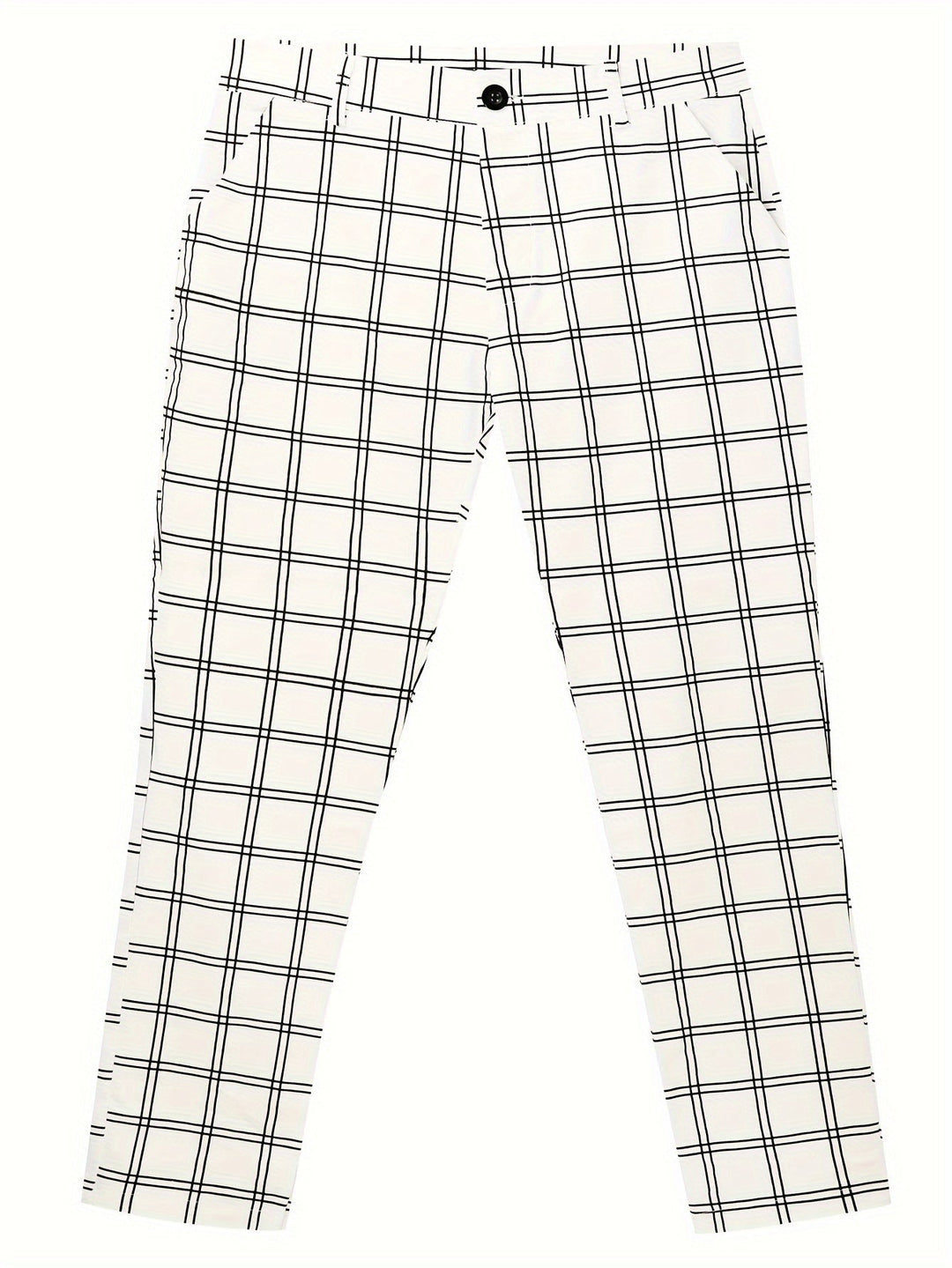 Cormac | Men's Slim Fit Checked Trousers