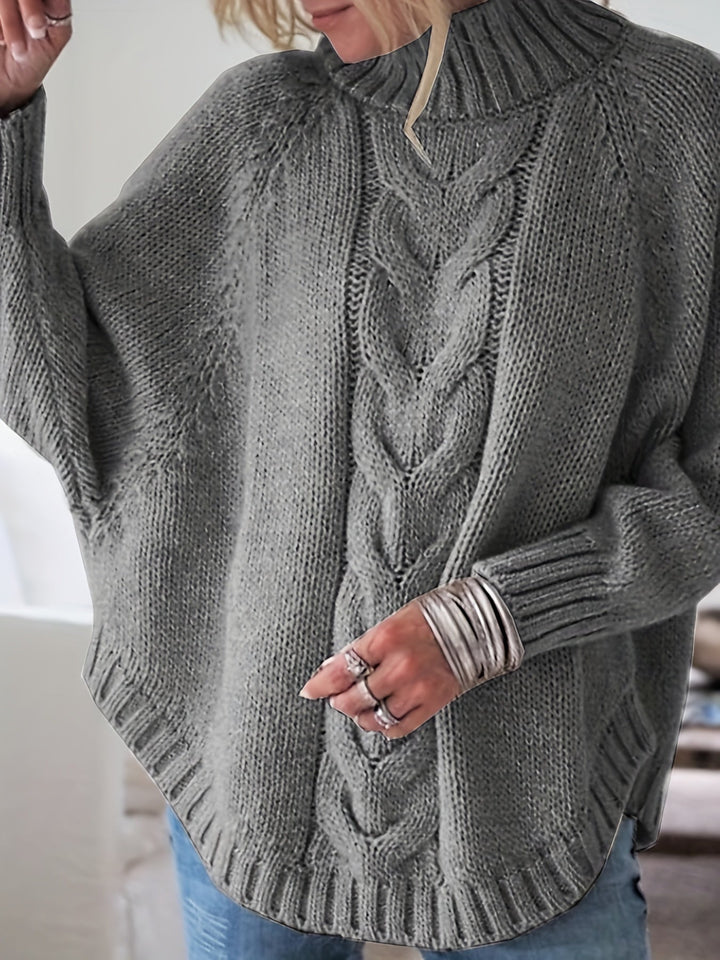 Rhea | Women's Relaxed Fit Cable Knit Jumper