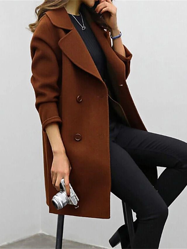 Selina | Women's Double-Breasted Tailored Trench Coat
