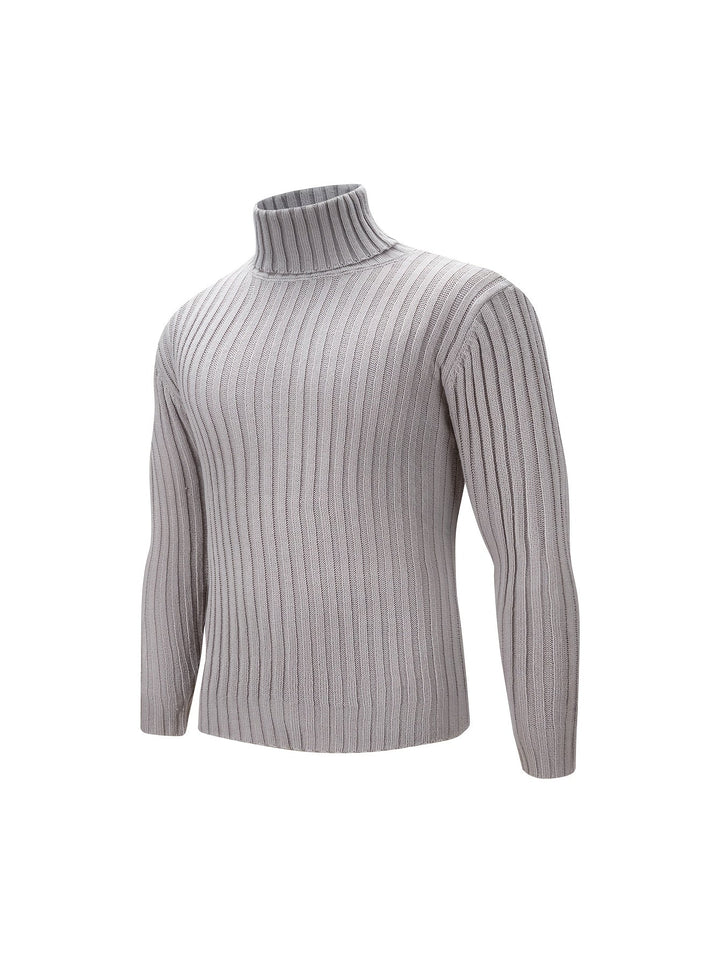 Dexter | Men's Ribbed High Neck Knit Jumper
