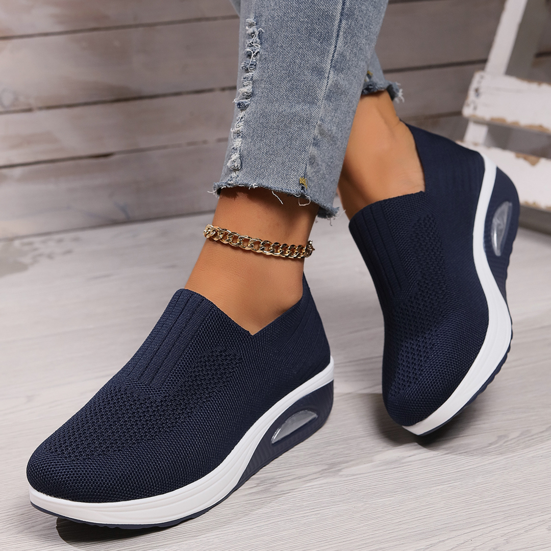 Women's Orthopedic Slip On Sneakers Cushioned Sole