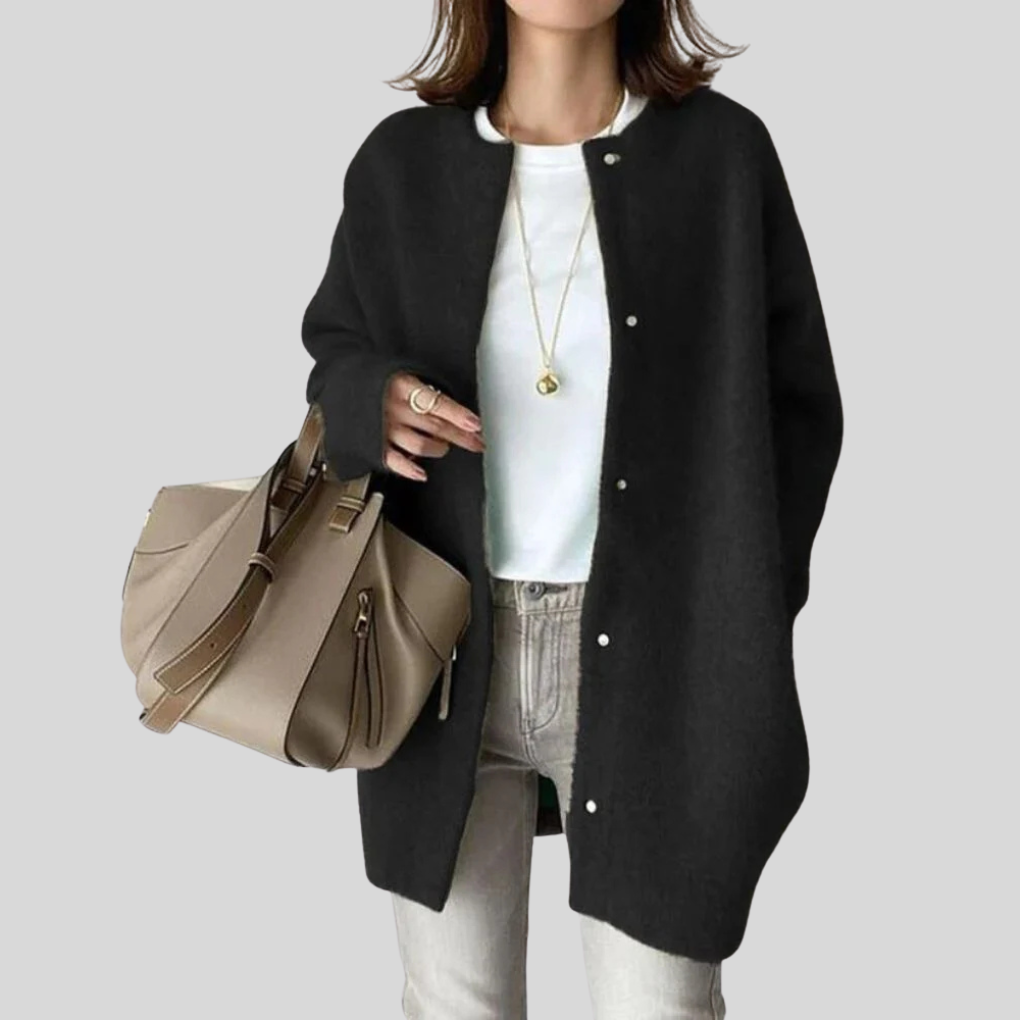 Yvette | Women's Oversized Button-Up Cardigan