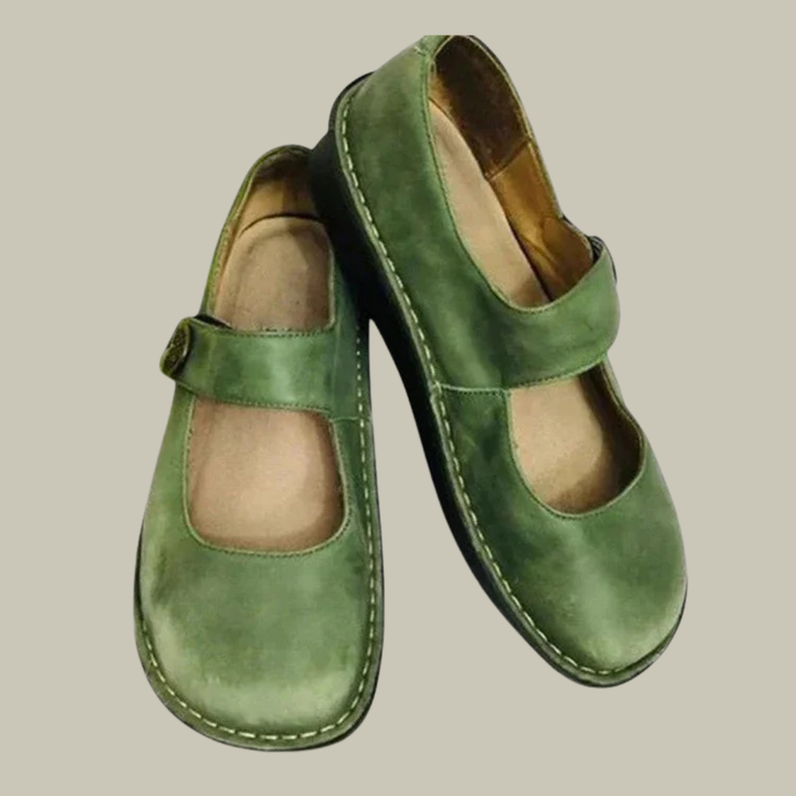 Women's Leather Mary Jane Shoes Comfort Fit