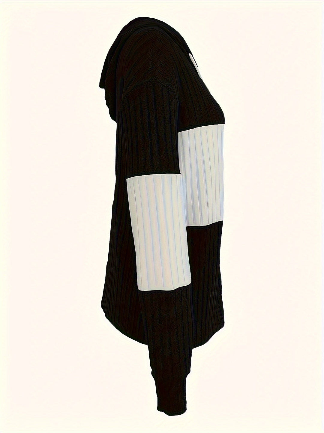 Carmen | Women's Ribbed Colour Block Zip-Up Hoodie