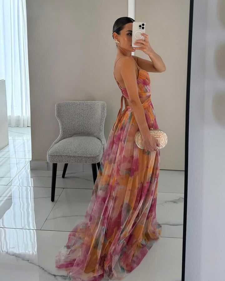 Women's Spaghetti Strap Maxi Dress