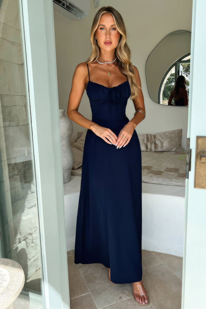 Women's Elegant Flowing Maxi Dress