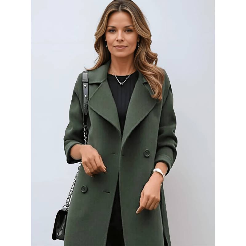 Nadia | Women's Double-Breasted Tailored Coat
