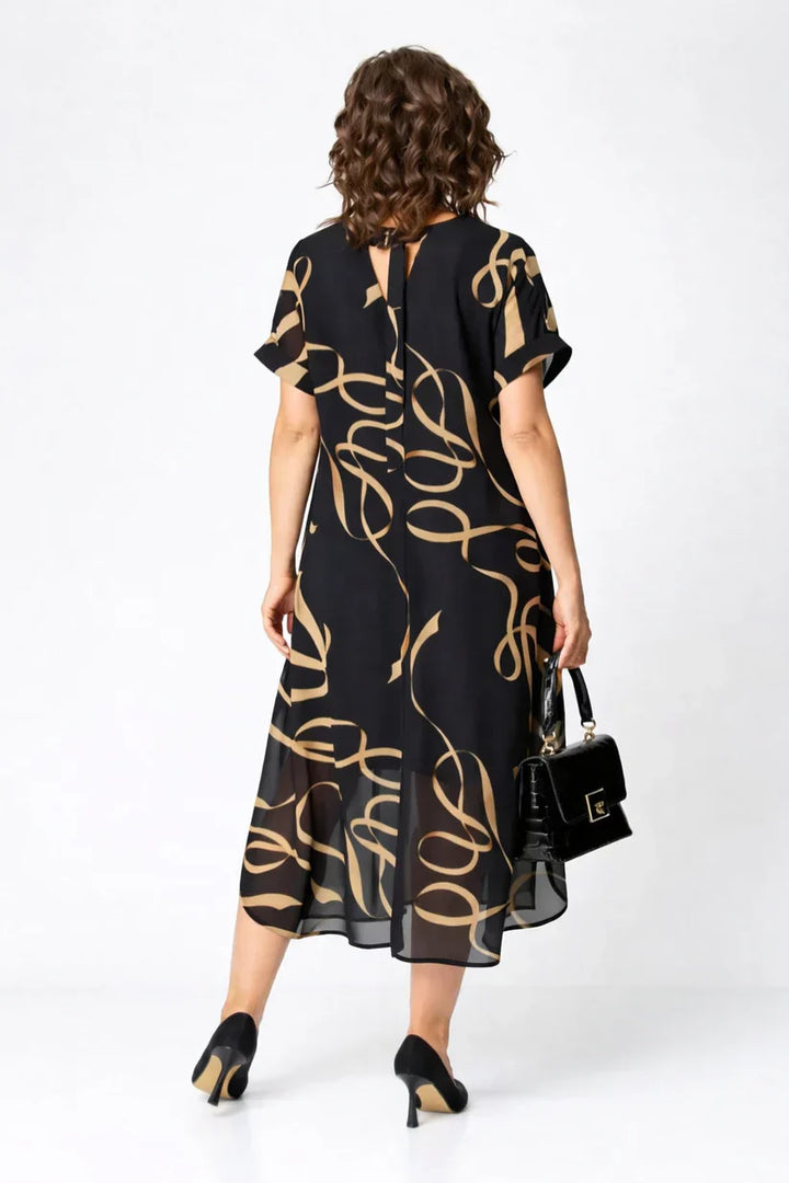 Women's V-Neck Midi Dress