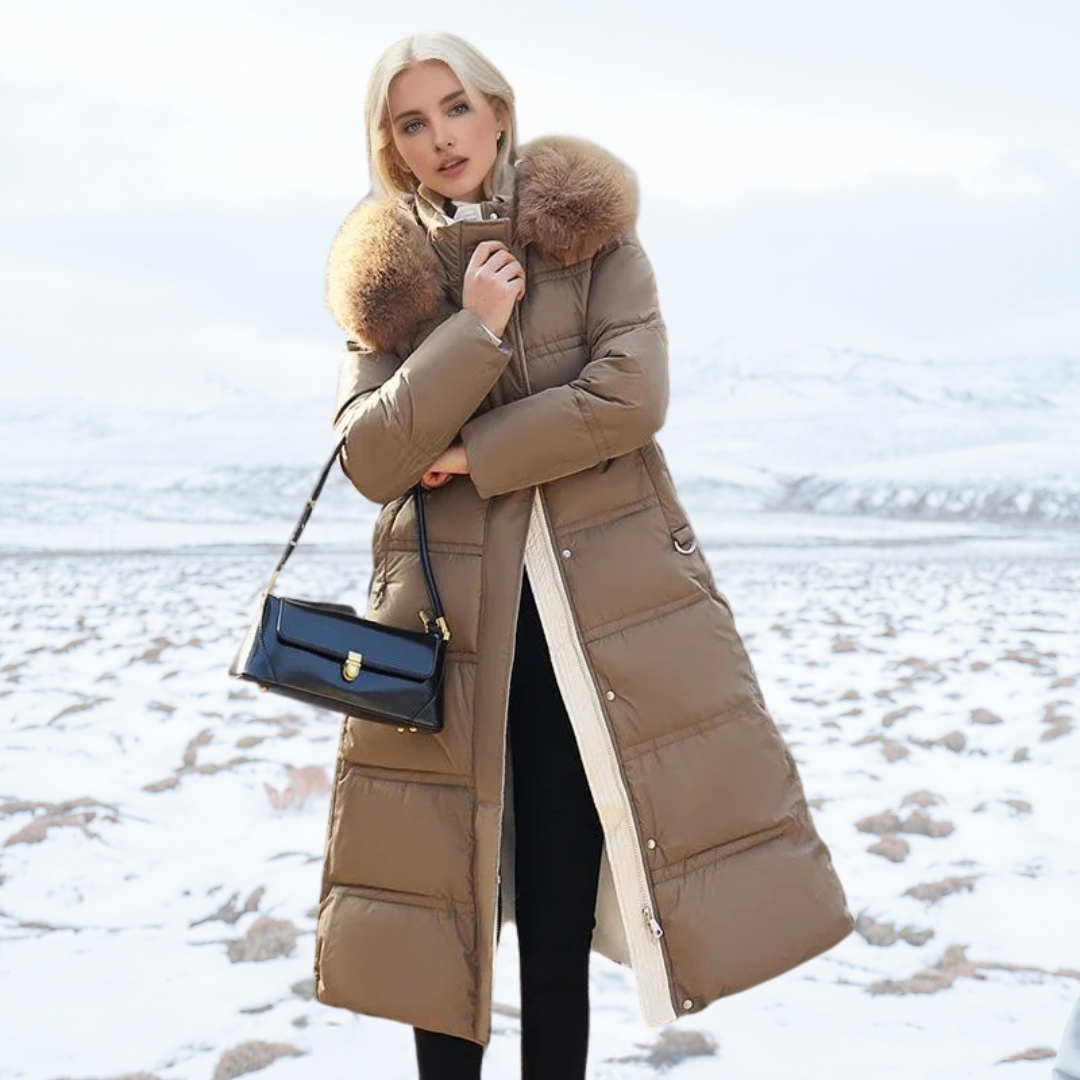 Vivienne | Women's Faux Fur Collar Winter Jacket