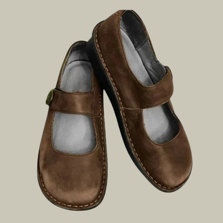 Women's Leather Mary Jane Shoes Comfort Fit