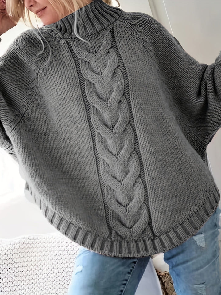 Rhea | Women's Relaxed Fit Cable Knit Jumper