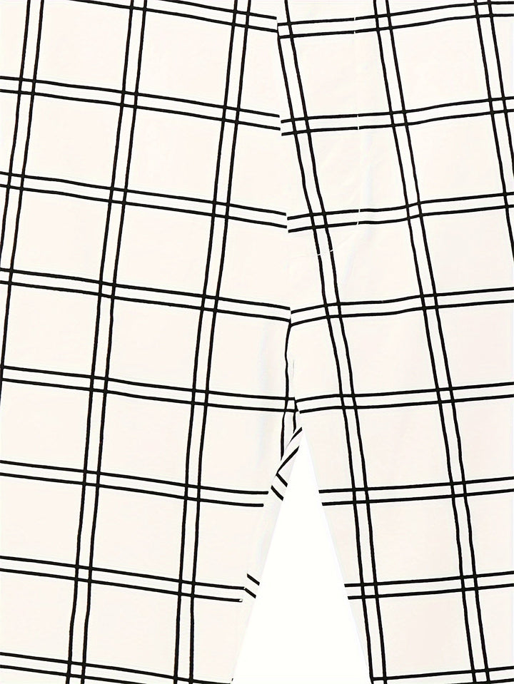 Cormac | Men's Slim Fit Checked Trousers