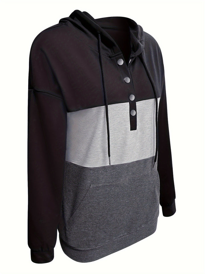Bianca | Women's Relaxed Fit Colour Block Hoodie