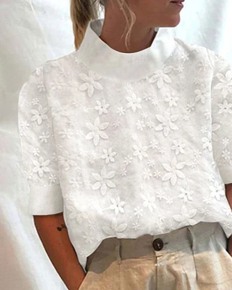 Women's Stand Collar Blouse