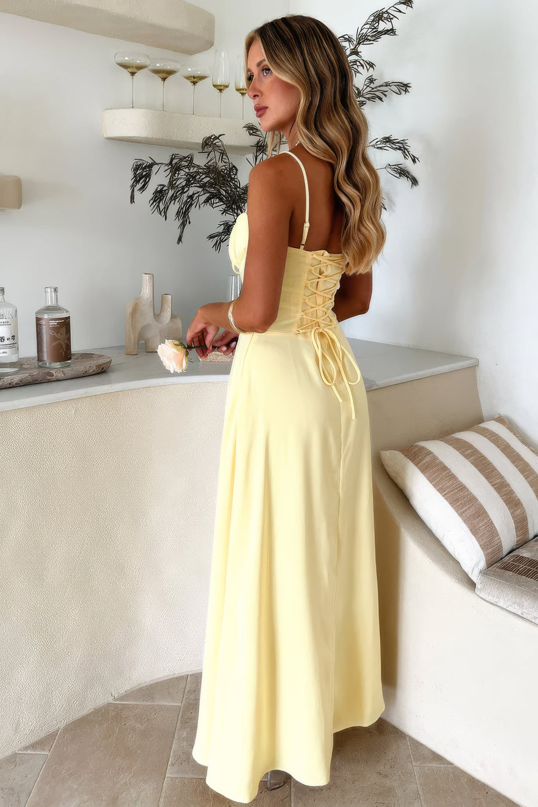 Women's Elegant Flowing Maxi Dress
