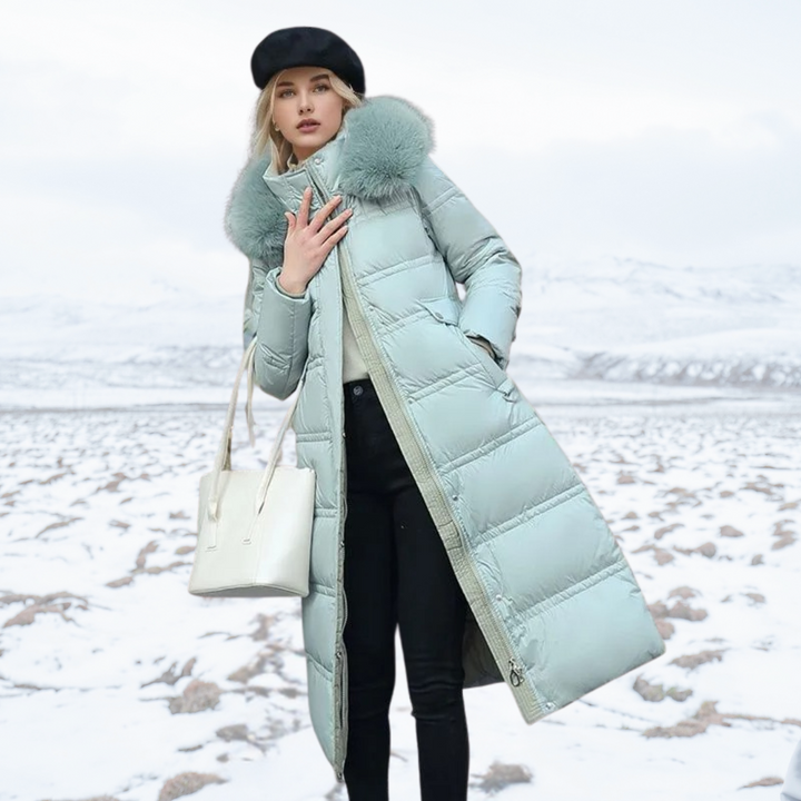 Vivienne | Women's Faux Fur Collar Winter Jacket