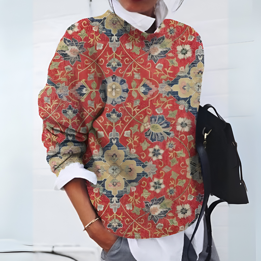 Euphemia | Women's Daisy Graphic Knit Jumper